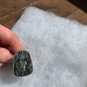 Silpada black and white ring